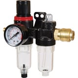 EINHELL Unidad de mantenimiento combinada R 1/4" con lubricador negro