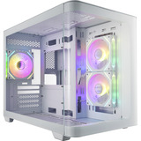 FSP S380-WA Carcasa Micro Tower mITX, mATX Blanco ARGB, Cajas de torre blanco, mATX Blanco ARGB, Micro Torre, PC, Blanco, micro ATX, Mini-ITX, SPCC, Vidrio templado, Juego