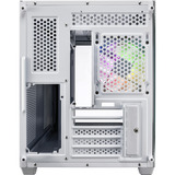 FSP S380-WA Carcasa Micro Tower mITX, mATX Blanco ARGB, Cajas de torre blanco, mATX Blanco ARGB, Micro Torre, PC, Blanco, micro ATX, Mini-ITX, SPCC, Vidrio templado, Juego