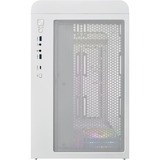 FSP S380-WA Carcasa Mini Tower mITX, mATX Blanco ARGB, Cajas de torre blanco, mATX Blanco ARGB, Micro Torre, PC, Blanco, micro ATX, Mini-ITX, SPCC, Vidrio templado, Juego