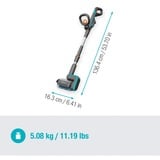 GARDENA Limpiador múltiple a batería AquaBrush Universal 18V P4A solo, Detergentes para suelos duros gris/Turquesa