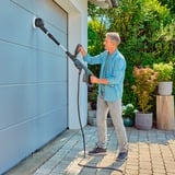 GARDENA Limpiador múltiple a batería AquaBrush Universal 18V P4A solo, Detergentes para suelos duros gris/Turquesa