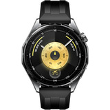 Huawei WATCH GT6 3,73 cm (1.47") AMOLED 46 mm Digital 466 x 466 Pixeles Pantalla táctil Acero inoxidable GPS (satélite), SmartWatch negro, 3,73 cm (1.47"), AMOLED, Pantalla táctil, 64 GB, GPS (satélite), 51 g