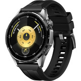 Huawei WATCH GT6 3,73 cm (1.47") AMOLED 46 mm Digital 466 x 466 Pixeles Pantalla táctil Acero inoxidable GPS (satélite), SmartWatch negro, 3,73 cm (1.47"), AMOLED, Pantalla táctil, 64 GB, GPS (satélite), 51 g