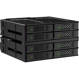 Icy Dock Though Armor MB508V5P-B, Chasis intercambiable negro