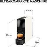 Krups XN1101 Manual Macchina per caffè a capsule 0,6 L, Cafetera de cápsulas blanco, Macchina per caffè a capsule, 0,6 L, Cápsula de café, 1310 W, Negro, Blanco