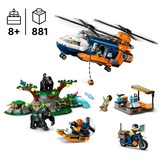 LEGO Exploradores de la Jungla: Helicóptero en Campamento Base, Juegos de construcción Juego de construcción, 8 año(s), Plástico, 881 pieza(s), 1,72 kg