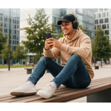 Medion Life HX-1 Plus ANC Auriculares Over-Ear negro