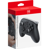 Nintendo Switch 2 Pro Controller Negro Bluetooth Gamepad Analógico/Digital Nintendo Switch 2 negro, Gamepad, Nintendo Switch 2, Capture button, Cruceta, Botón de inicio, Analógico/Digital, Inalámbrico, Bluetooth