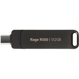 Patriot Rage R550 512GB, Lápiz USB negro