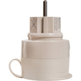 Shelly Enchufe exterior S Gen3, Toma de corriente con interruptor moca