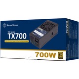 SilverStone SST-TX700-G 700W, Fuente de alimentación de PC negro