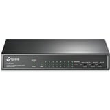 TP-Link TL-SF1009P switch No administrado Fast Ethernet (10/100) Energía sobre Ethernet (PoE) Negro, Interruptor/Conmutador No administrado, Fast Ethernet (10/100), Bidireccional completo (Full duplex), Energía sobre Ethernet (PoE), Montaje de pared