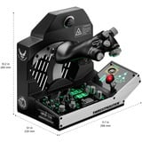 Thrustmaster VIPER TQS MISSION PACK Negro USB Joystick/Palanca de control lateral + cuadrante de aceleración PC, Conjunto negro, Joystick/Palanca de control lateral + cuadrante de aceleración, PC, Alámbrico, USB, Negro, Cable