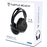 Turtle Beach Stealth 500 Negro Playstation Auriculares de Juego Inalámbricos con 40hr Batería y Bluetooth para PS5, PS4 y PC, Auriculares para gaming negro, PS4 y PC, Inalámbrico, Juego, 20 - 20000 Hz, 230 g, Auriculares, Negro