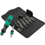 Wera Kraftform Kompakt 70 Universal, 32 piezas, Conjuntos de bits negro/Verde