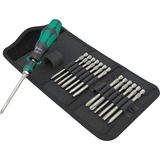Wera Kraftform Kompakt 838 RA-R M Imperial Set 1, con función de trinquete, Conjuntos de bits negro/Verde