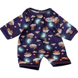 ZAPF Creation BABY born® Pijama de oso de peluche que brilla en la oscuridad, Accesorios para muñecas 