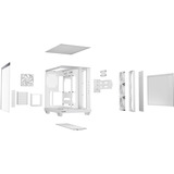 be quiet! Light Base 500 LX White Midi Tower Blanco, Cajas de torre blanco, Midi Tower, PC, Blanco, ATX, micro ATX, Mini-ITX, Acrilonitrilo butadieno estireno (ABS), Vidrio, Acero, Juego
