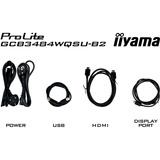 iiyama G-Master GCB3484WQSU-B2, Monitor de gaming negro