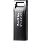 ADATA UR340 unidad flash USB 256 GB USB tipo A 3.2 Gen 1 (3.1 Gen 1) Negro, Lápiz USB níquel, 256 GB, USB tipo A, 3.2 Gen 1 (3.1 Gen 1), 100 MB/s, Sin tapa, Negro