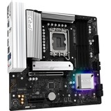ASRock B860M Pro RS, Placa base negro/Plateado