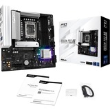 ASRock B860M Pro RS, Placa base negro/Plateado