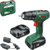 Bosch Atornillador percutor inalámbrico EasyImpact 18V-40, Taladro/destornillador verde/Negro