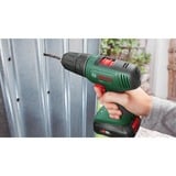 Bosch Atornillador percutor inalámbrico EasyImpact 18V-40, Taladro/destornillador verde/Negro
