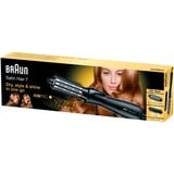 Braun Satin Hair 7 AS720 Cepillo de aire caliente Caliente Negro 700 W 2 m negro, Cepillo de aire caliente, Caliente, Barra de desplazamiento, Todo el pelo, Largo, Medio, Cabello seco/mojado