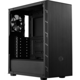 Cooler Master MasterBox MB600L V2 Midi Tower Negro, Cajas de torre negro, Midi Tower, PC, Negro, ATX, micro ATX, Mini-ITX, Plástico, Acero, Vidrio templado, 16,1 cm