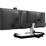 Dell Pro Dual-Monitorstandfuß MDS26, Soporte de monitor negro/Plateado