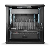 Digitus Estante extensible para tabletas, ordenadores portátiles, smartphones, Balda negro, ordenadores portátiles, smartphones, Cajón metálico para rack, Negro, Acero, 50 kg, China, 48,3 cm (19")