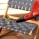 EINHELL GE-CL 18/1 Li E-Solo 210 kmh, Soplador de hojas rojo/Negro, Soplador manual, 210 kmh, 105 m³/h, Negro, Rojo, 12000 RPM, Batería
