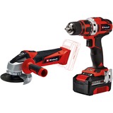EINHELL Power X-Change Werkzeug-Set TE-TK 18/2 Li Kit, Kit de herramientas rojo/Negro