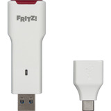 FRITZ! FRITZ!WLAN Stick 6700, Adaptador Wi-Fi blanco/Rojo