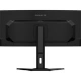 GIGABYTE Monitor de juegos curvo OLED WQHD MO34WQC2 de 34" - 3440 x 1440, 240Hz, 0.03ms, KVM, 250 cd/m², FreeSync Premium Pro, DisplayHDR True Black 400, HDMI 2.1, Displayport 1.4, Monitor de gaming negro, 240Hz, 0.03ms, KVM, 250 cd/m², FreeSync Premium Pro, DisplayHDR True Black 400, HDMI 2.1, Displayport 1.4, 86,4 cm (34"), 3440 x 1440 Pixeles, Wide Quad HD, OLED, 0,03 ms, Negro