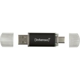 Intenso 3539490 unidad flash USB 64 GB USB Type-A / USB Type-C 3.2 Gen 1 (3.1 Gen 1) Antracita, Lápiz USB antracita/Transparente, 64 GB, USB Type-A / USB Type-C, 3.2 Gen 1 (3.1 Gen 1), 70 MB/s, Tapa, Antracita