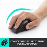 Logitech Customizable Mouse M705 ratón Oficina mano derecha RF inalámbrico Óptico 1000 DPI antracita, mano derecha, Óptico, RF inalámbrico, 1000 DPI, Carbón vegetal