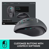 Logitech Customizable Mouse M705 ratón Oficina mano derecha RF inalámbrico Óptico 1000 DPI antracita, mano derecha, Óptico, RF inalámbrico, 1000 DPI, Carbón vegetal