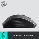 Logitech Customizable Mouse M705 ratón Oficina mano derecha RF inalámbrico Óptico 1000 DPI antracita, mano derecha, Óptico, RF inalámbrico, 1000 DPI, Carbón vegetal