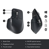 Logitech MX Master 3S for Business ratón Oficina mano derecha Bluetooth Laser 8000 DPI grafito, mano derecha, Laser, Bluetooth, 8000 DPI, Grafito