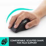 Logitech Marathon M705 ratón Oficina mano derecha RF inalámbrico Óptico 1000 DPI antracita, mano derecha, Óptico, RF inalámbrico, 1000 DPI, Carbón vegetal