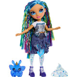 MGA Entertainment Rainbow Shimmers with Slime Fashion Doll - Skyler (blue), Muñecos Rainbow High Rainbow Shimmers with Slime Fashion Doll - Skyler (blue), Muñeca fashion, Femenino, 4 año(s), Niño/niña, 280 mm, Multicolor
