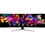 MSI MPG 491CQPDE QD-OLED pantalla para PC 124,5 cm (49") 5120 x 1440 Pixeles DQHD Negro, Monitor de gaming negro, 124,5 cm (49"), 5120 x 1440 Pixeles, DQHD, QD-OLED, 0,03 ms, Negro