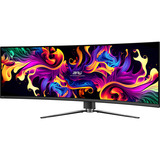 MSI MPG 491CQPDE QD-OLED pantalla para PC 124,5 cm (49") 5120 x 1440 Pixeles DQHD Negro, Monitor de gaming negro, 124,5 cm (49"), 5120 x 1440 Pixeles, DQHD, QD-OLED, 0,03 ms, Negro