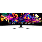 MSI MPG 491CQPDE QD-OLED pantalla para PC 124,5 cm (49") 5120 x 1440 Pixeles Dual QHD Negro, Monitor de gaming negro, 124,5 cm (49"), 5120 x 1440 Pixeles, Dual QHD, QD-OLED, 0,03 ms, Negro