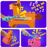 Mattel BLOKS HPB46 juguete de construcción, Juegos de construcción Juego de construcción, 1 año(s), Efectos sonoros, Plástico, 40 pieza(s), 1,88 kg