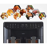 Medion Freidora de aire doble Life P20 MD11760 XXL, Freidora de aire caliente negro