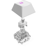 NZXT FUNCTION Elite MiniTKL, Teclado para gaming blanco